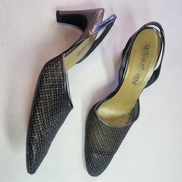🌸 Yves Saint Laurent | Vintage Heels size 7.5, - Picture 6 of 6